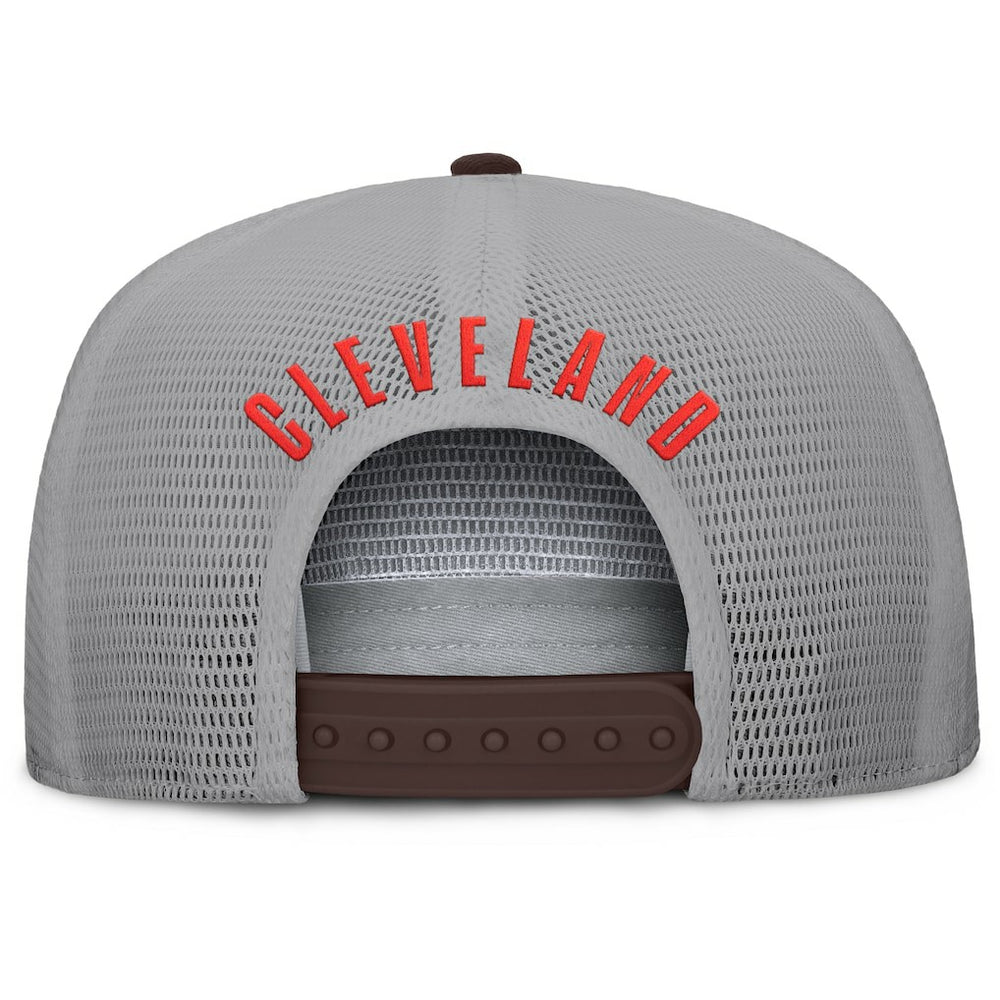 Fanatics Cleveland Browns Edge Rush Trucker Adjustable Hat Brown/Gray
