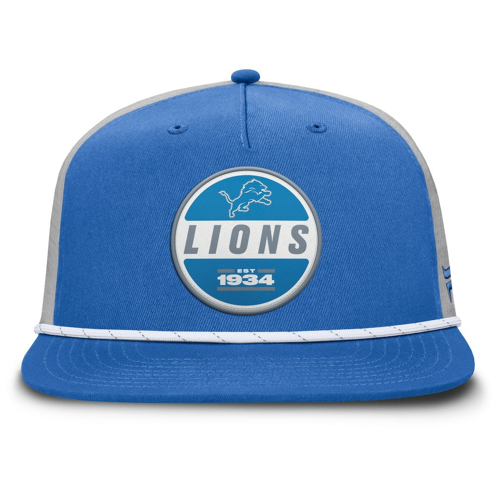 Fanatics Detroit Lions Edge Rush Trucker Adjustable Hat Blue/Gray