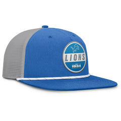 Fanatics Detroit Lions Edge Rush Trucker Adjustable Hat Blue/Gray