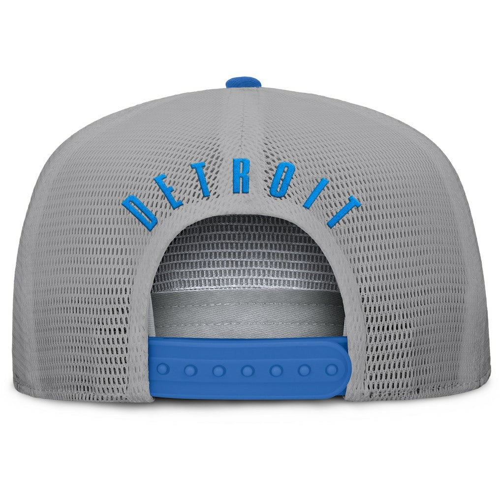 Fanatics Detroit Lions Edge Rush Trucker Adjustable Hat Blue/Gray