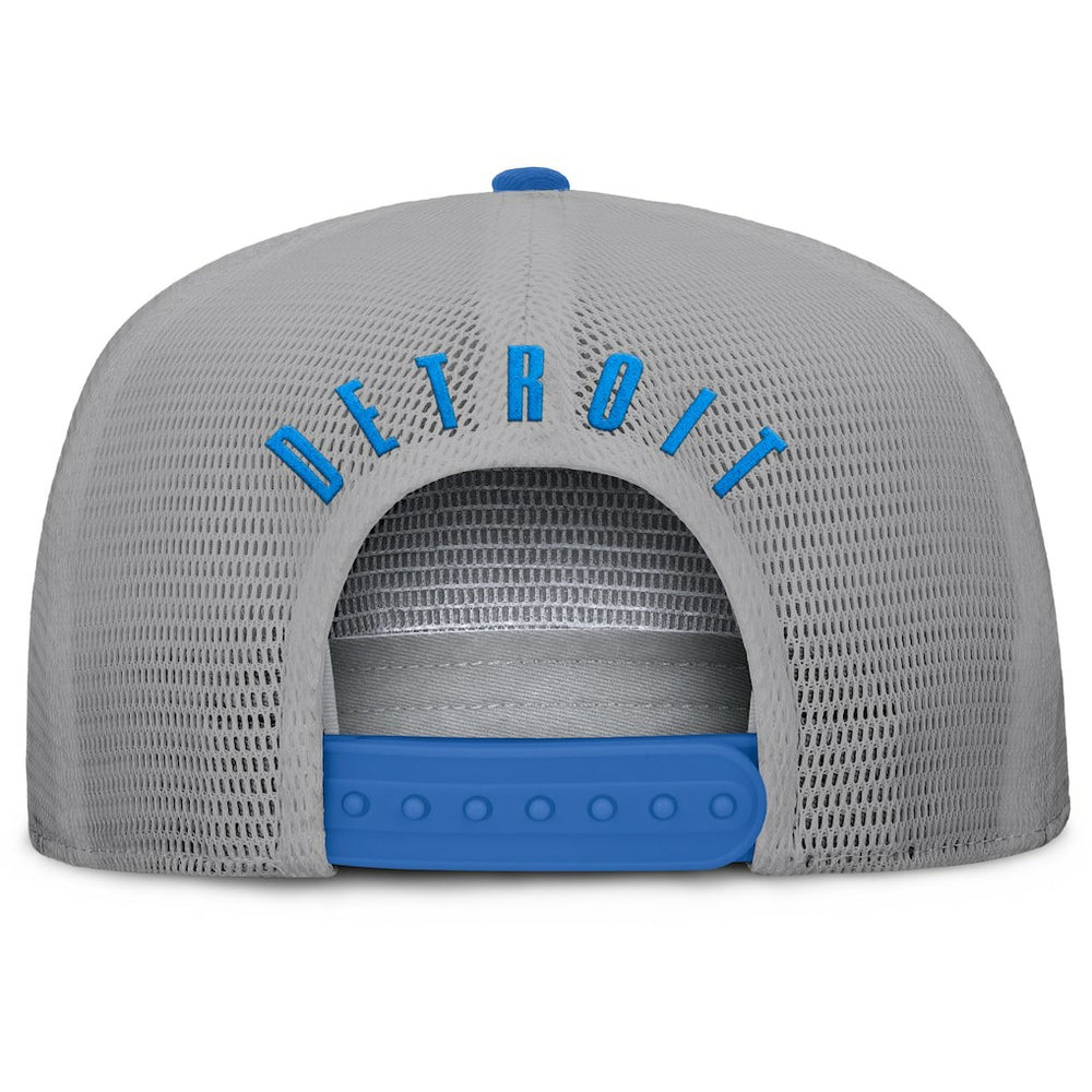 Fanatics Detroit Lions Edge Rush Trucker Adjustable Hat Blue/Gray