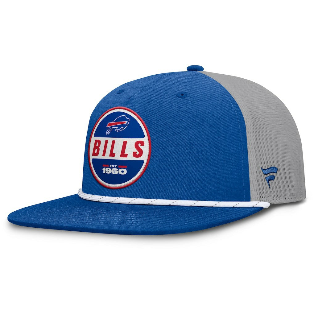 Fanatics Buffalo Bills Edge Rush Trucker Adjustable Hat Royal/Gray