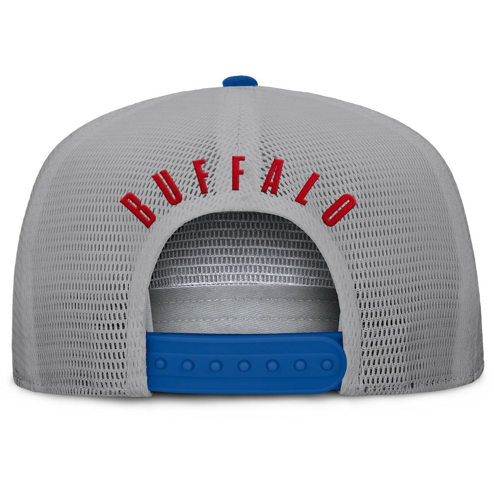 Fanatics Buffalo Bills Edge Rush Trucker Adjustable Hat Royal/Gray