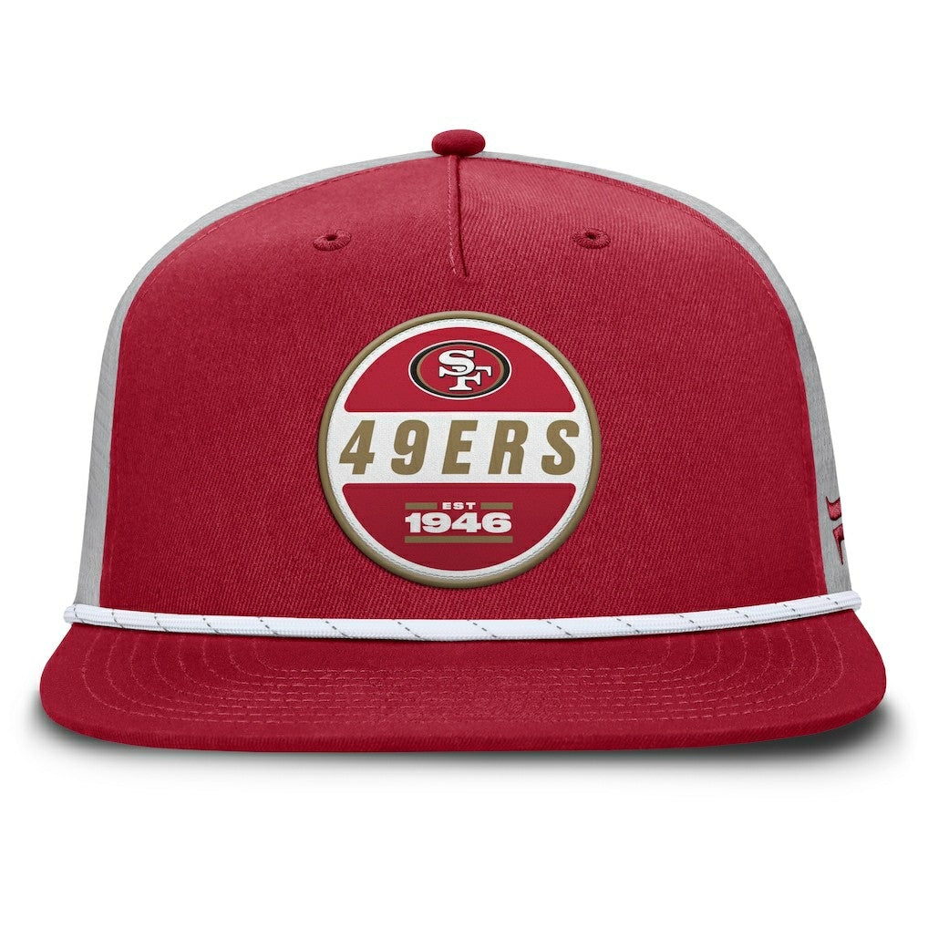Fanatics San Francisco 49ers Edge Rush Trucker Adjustable Hat Scarlet/Gray