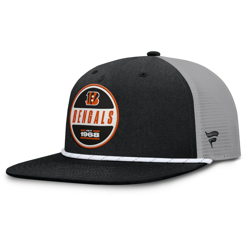 Fanatics Cincinnati Bengals Edge Rush Trucker Adjustable Hat Black/Gray