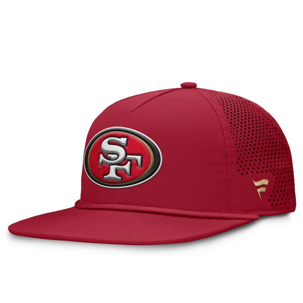 Fanatics San Francisco 49ers Cryptic Trucker Adjustable Hat Scarlet