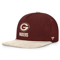 Fanatics Green Bay Packers NFL Reminisce Golfer Adjustable Hat Brown