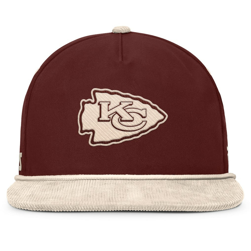 Fanatics Kansas City Chiefs NFL Reminisce Golfer Adjustable Hat Brown