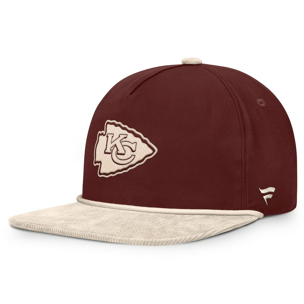 Fanatics Kansas City Chiefs NFL Reminisce Golfer Adjustable Hat Brown