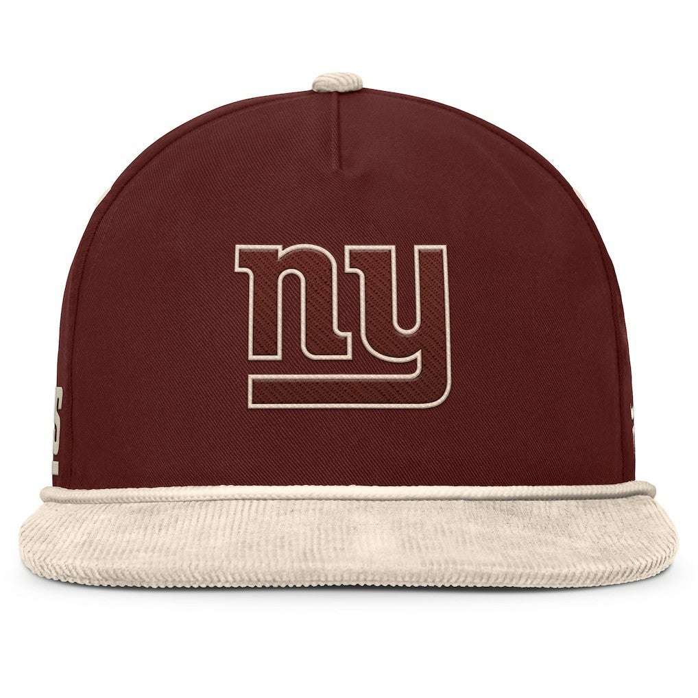 Fanatics New York Giants NFL Reminisce Golfer Adjustable Hat Brown