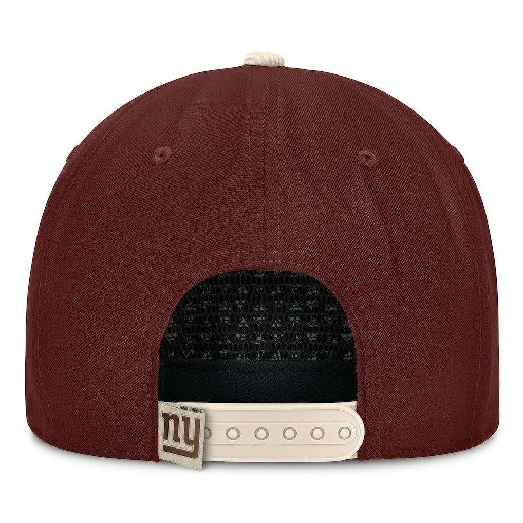 Fanatics New York Giants NFL Reminisce Golfer Adjustable Hat Brown