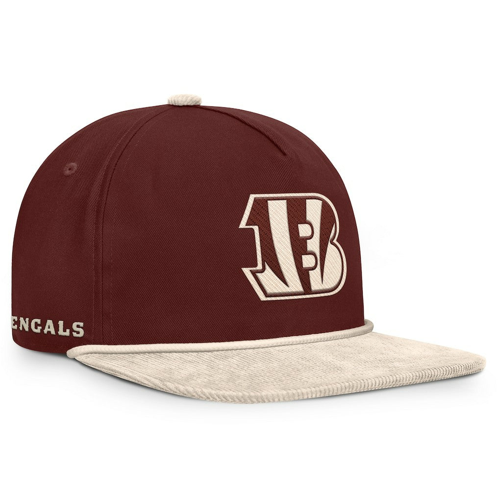 Fanatics Cincinnati Bengals NFL Reminisce Golfer Adjustable Hat Brown