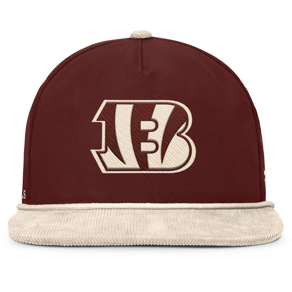 Fanatics Cincinnati Bengals NFL Reminisce Golfer Adjustable Hat Brown