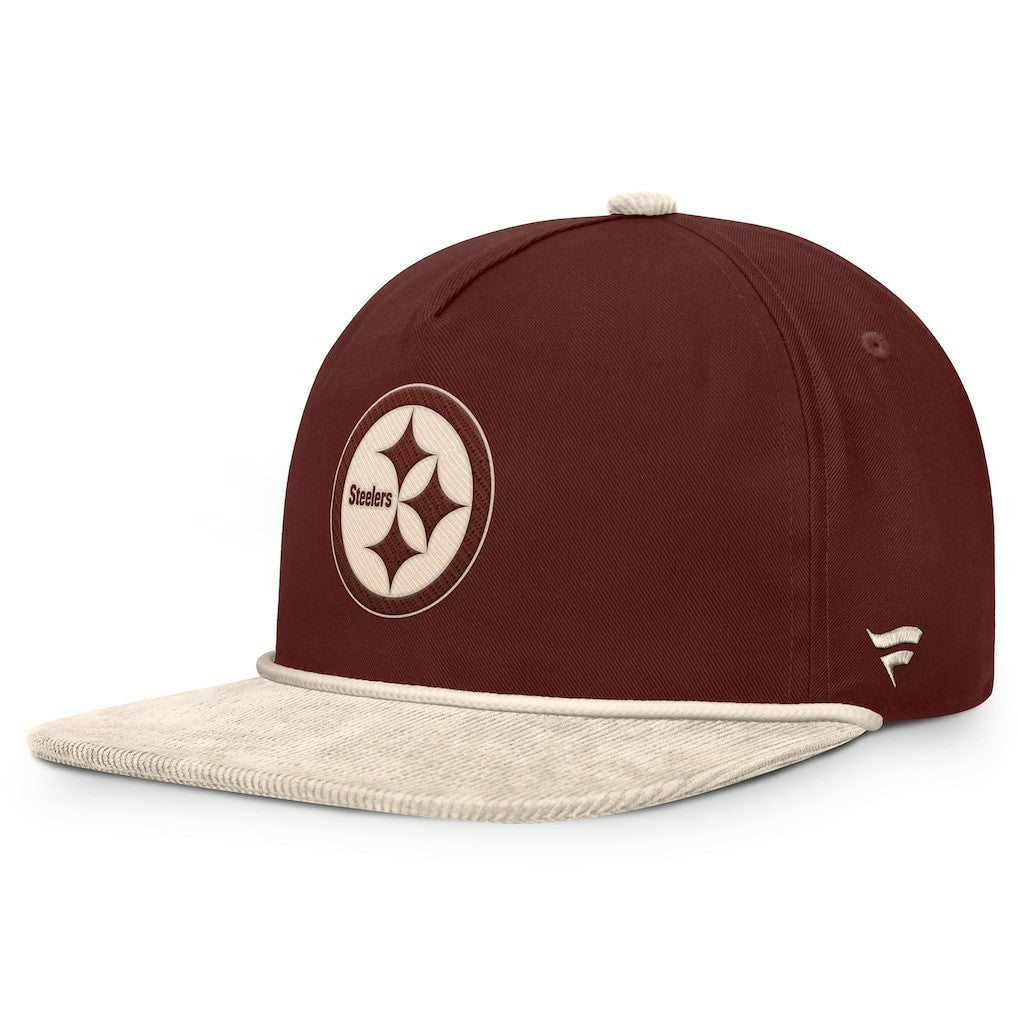 Fanatics Pittsburgh Steelers NFL Reminisce Golfer Adjustable Hat Brown