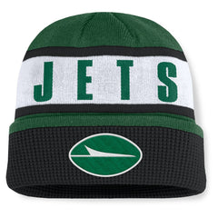 Fanatics New York Jets Oskie Cuffed Knit Hat Green/Black
