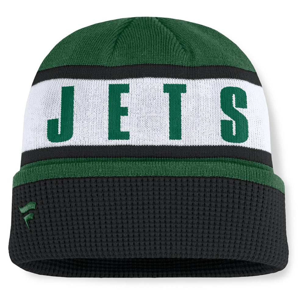 Fanatics New York Jets Oskie Cuffed Knit Hat Green/Black