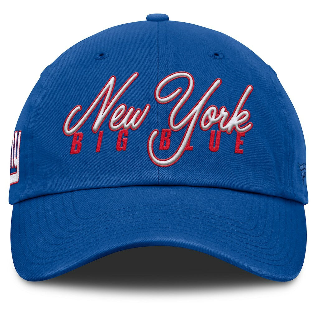 Fanatics New York Giants Women's Moxie Adjustable Hat Royal
