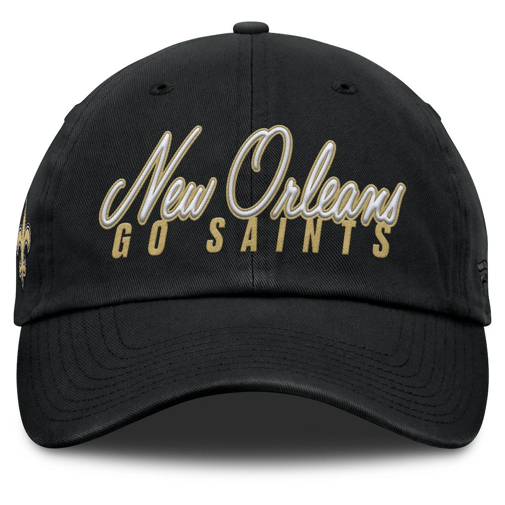 Fanatics New Orleans Saints Women's Moxie Adjustable Hat Black