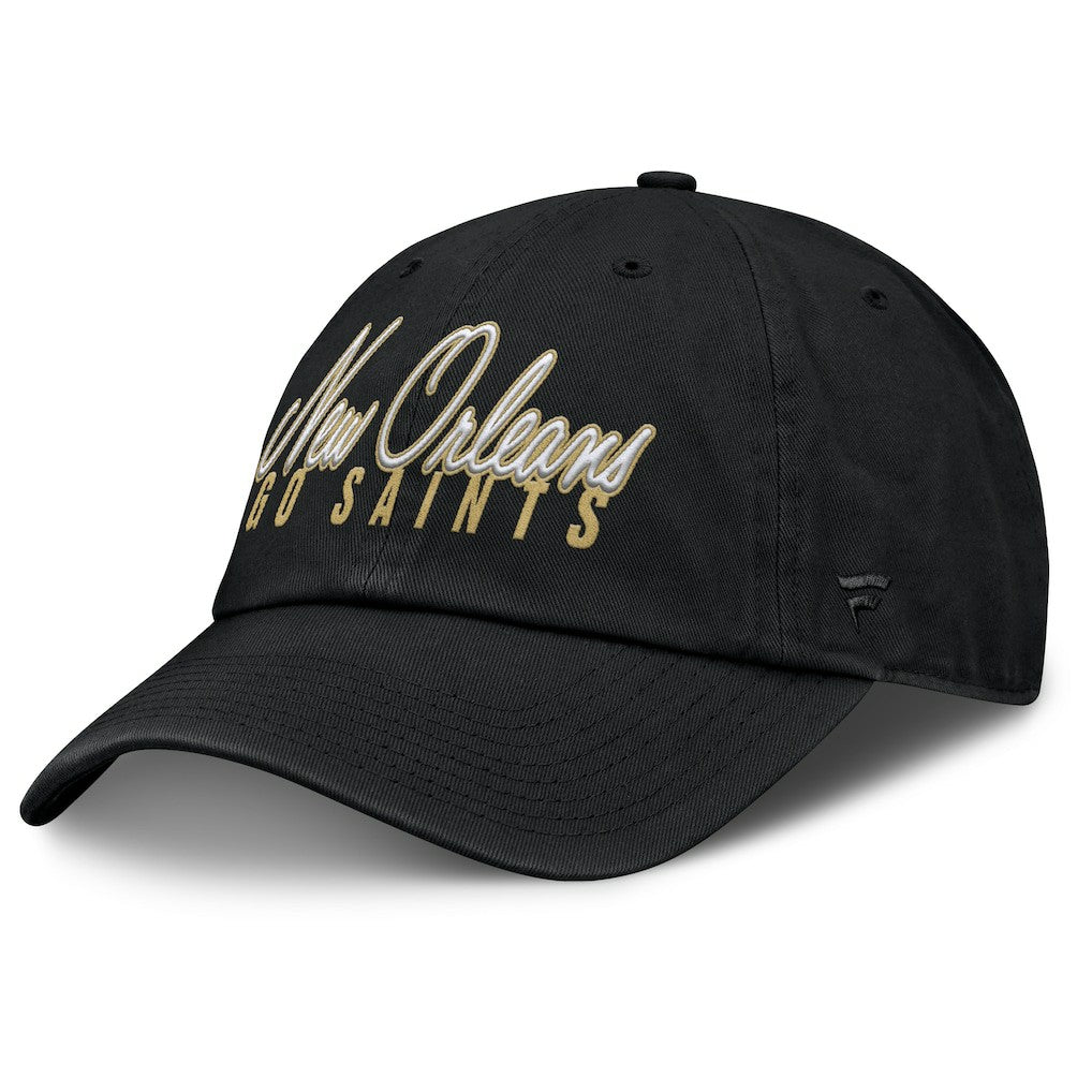 Fanatics New Orleans Saints Women's Moxie Adjustable Hat Black