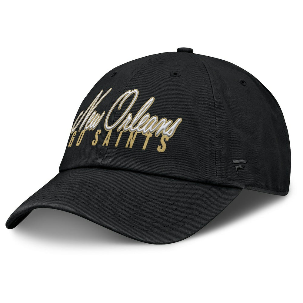 Fanatics New Orleans Saints Women's Moxie Adjustable Hat Black