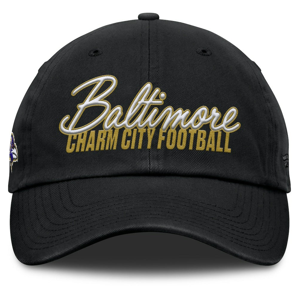 Fanatics Baltimore Ravens Women's Moxie Adjustable Hat Black
