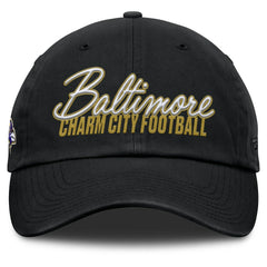 Fanatics Baltimore Ravens Women's Moxie Adjustable Hat Black