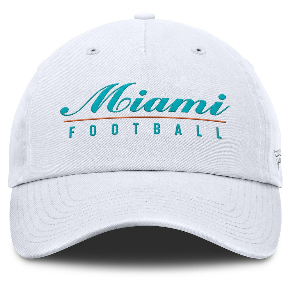 Fanatics Miami Dolphins Women's Harmony Adjustable Hat White