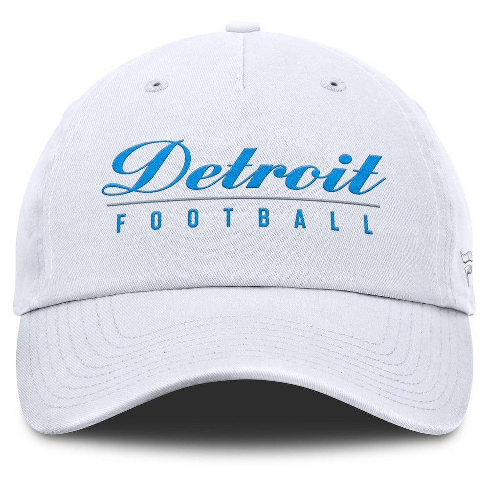 Fanatics Detroit Lions Women's Harmony Adjustable Hat White