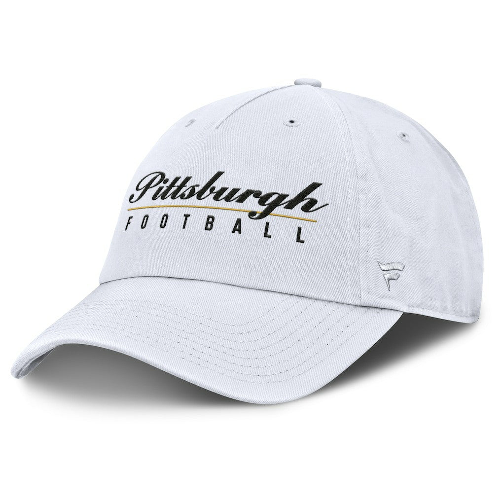 Fanatics Pittsburgh Steelers Women's Harmony Adjustable Hat White