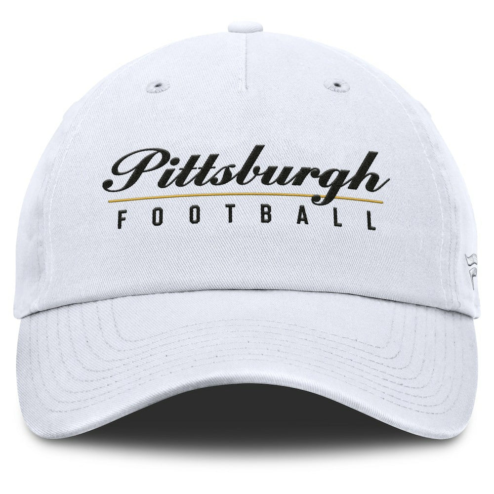Fanatics Pittsburgh Steelers Women's Harmony Adjustable Hat White