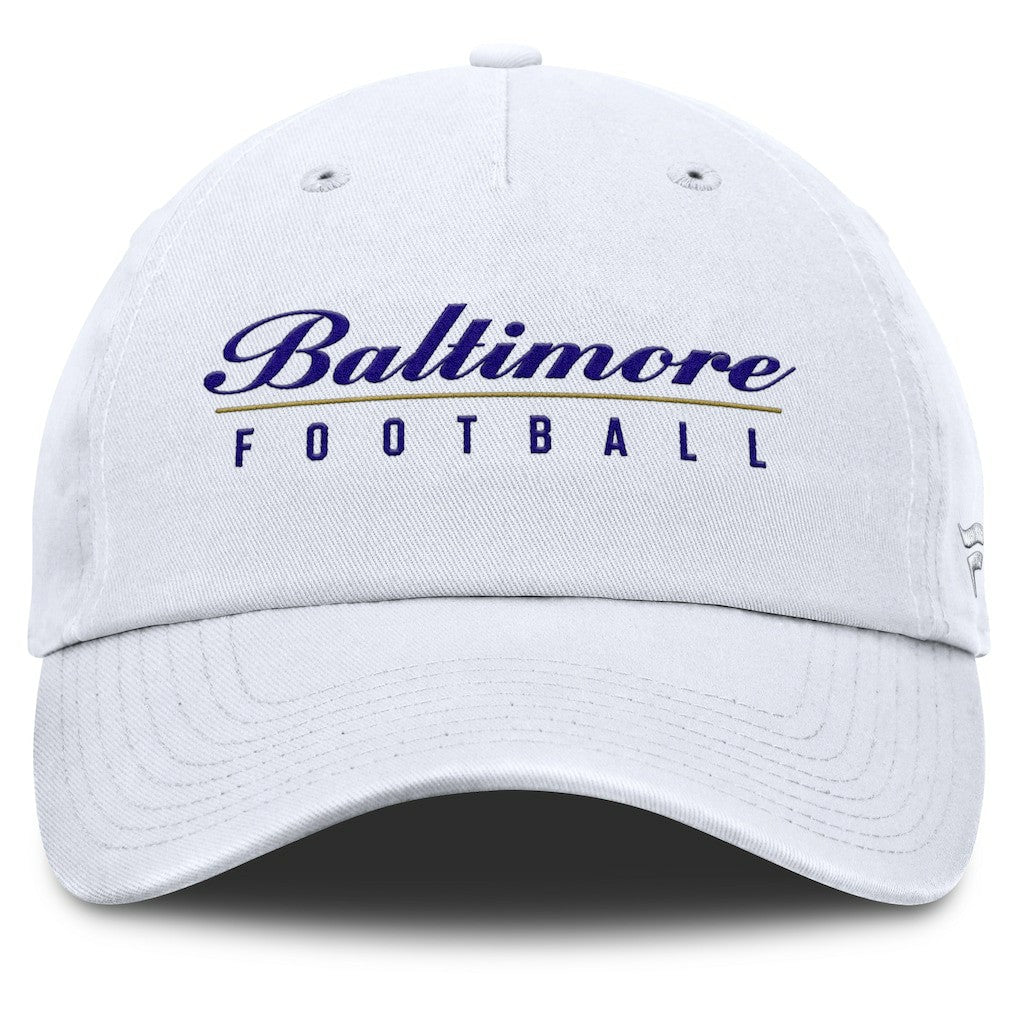 Fanatics Baltimore Ravens Women's Harmony Adjustable Hat White