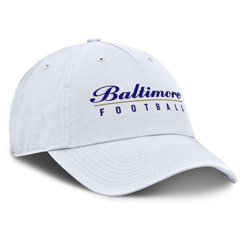Fanatics Baltimore Ravens Women's Harmony Adjustable Hat White