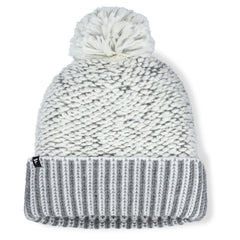 Fanatics Detroit Lions Women's Pro Set Cuffed Knit Hat with Pom Heather Gray