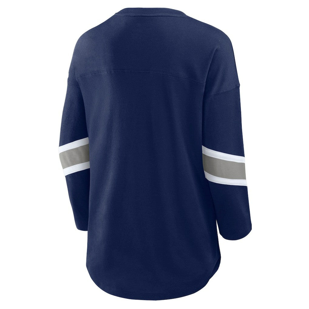 Fanatics Dallas Cowboys Women's Redzone 3/4-Sleeve T-Shirt Navy