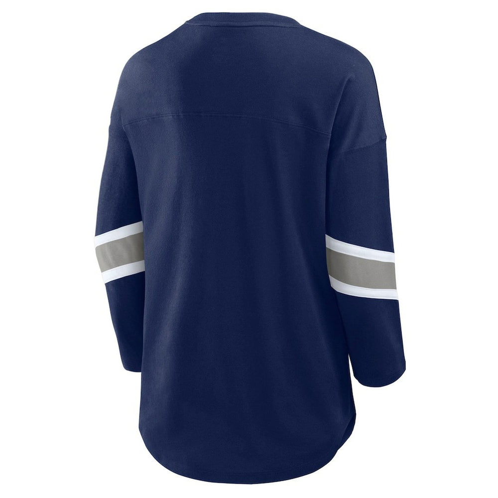 Fanatics Dallas Cowboys Women's Redzone 3/4-Sleeve T-Shirt Navy