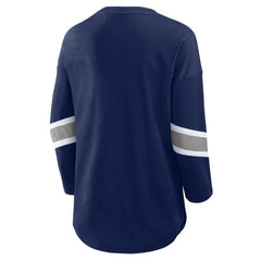 Fanatics Dallas Cowboys Women's Redzone 3/4-Sleeve T-Shirt Navy
