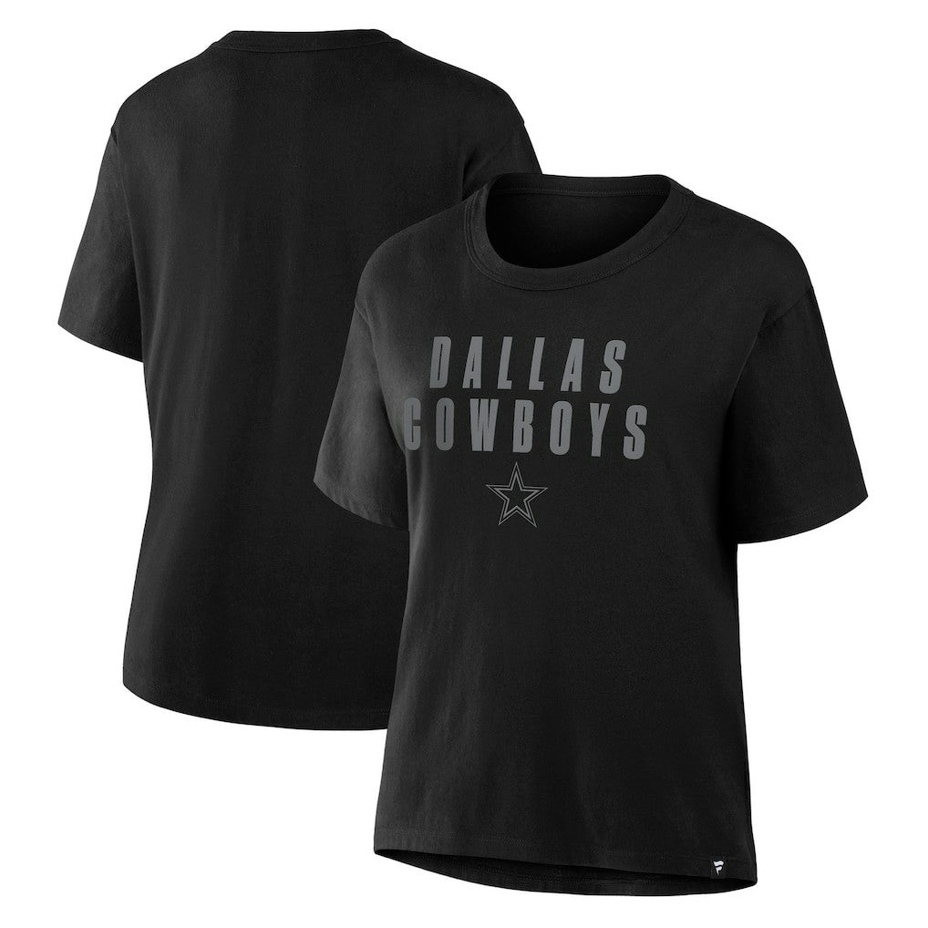 Fanatics Dallas Cowboys Women's Blackout Kneel Down Legacy T-Shirt Black