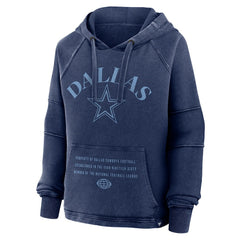 Fanatics Dallas Cowboys Women's Oversized Raglan Gridiron Hoodie Navy