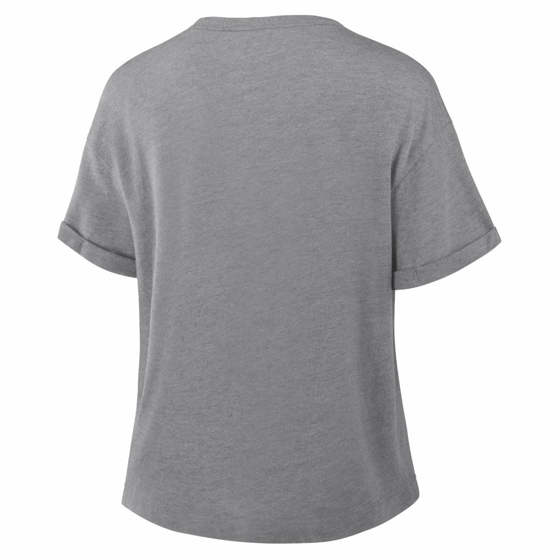 Fanatics Dallas Cowboys Women's Pennant Wave Tribute Tri-Blend Boxy T-Shirt Heather Gray
