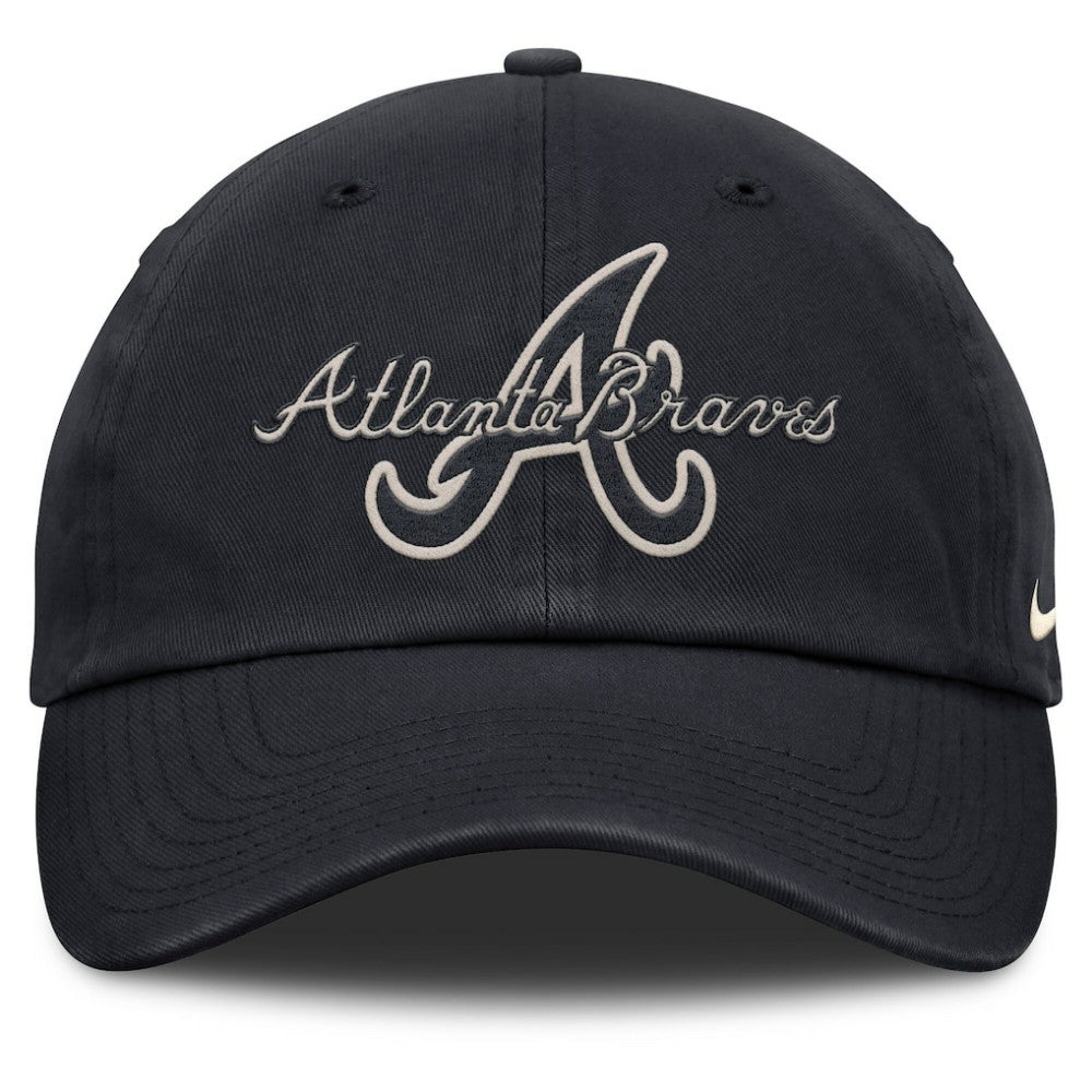 Atlanta Braves Nike Statement Club Adjustable Hat - Navy - Nike Lifestyle