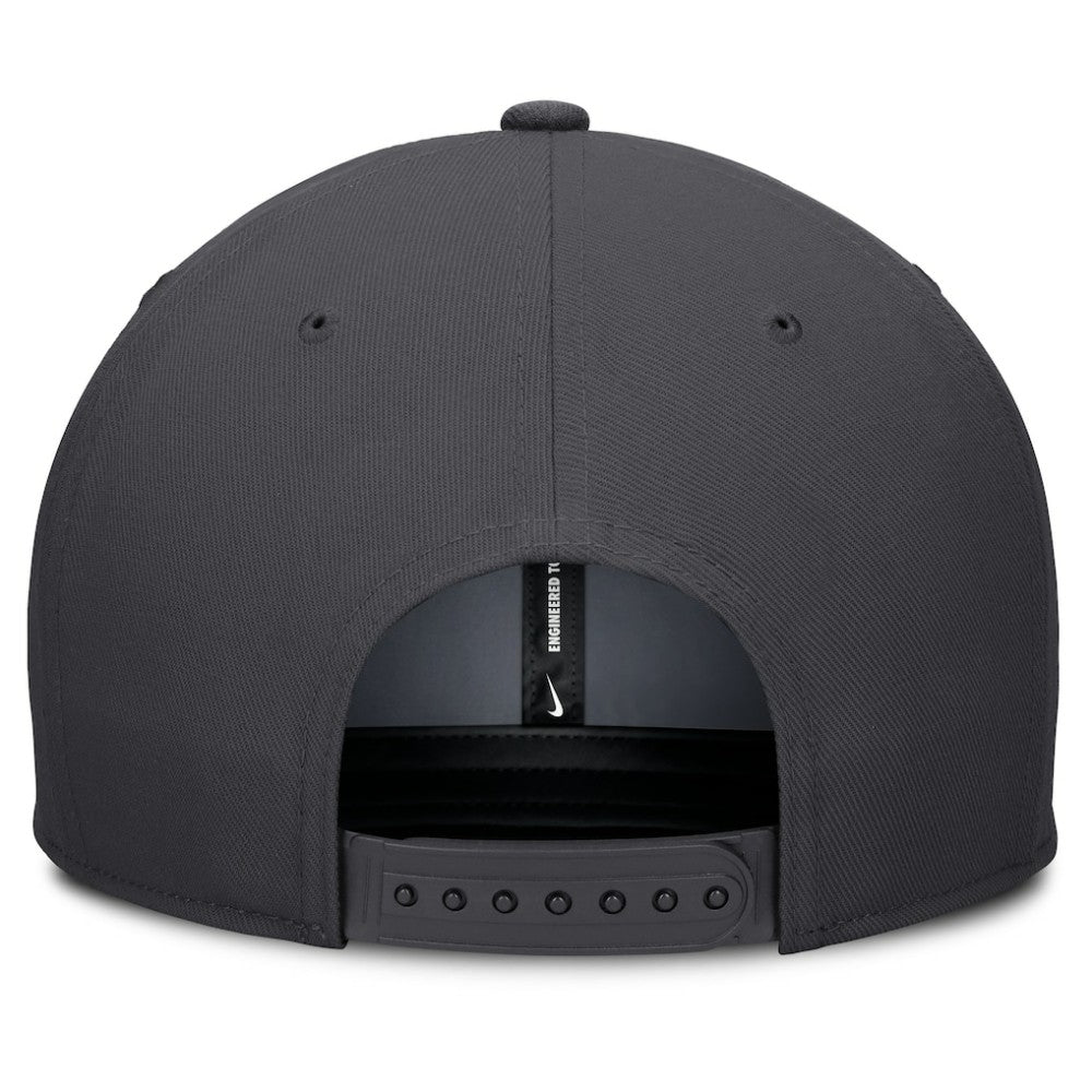 Chicago Cubs Nike Statement Pro Snapback Hat - Anthracite - Nike Discount