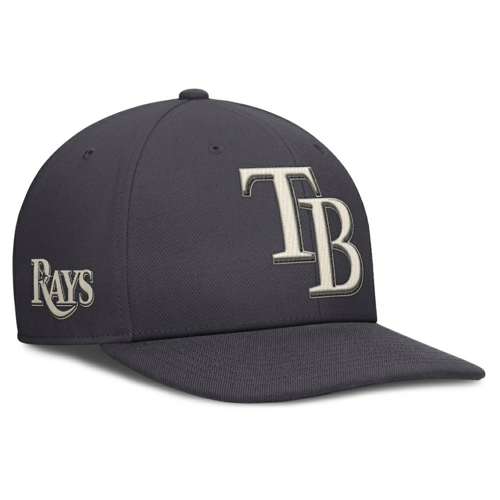 Tampa Bay Rays Nike Statement Pro Snapback Hat - Anthracite - Nike Discount