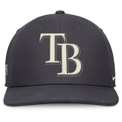 Tampa Bay Rays Nike Statement Pro Snapback Hat - Anthracite - Nike Discount