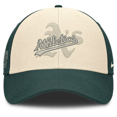 Athletics Nike Statement Club Performance Adjustable Hat - Green/Natural - Nike Discount