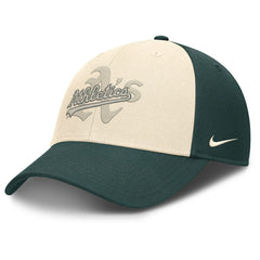 Athletics Nike Statement Club Performance Adjustable Hat - Green/Natural - Nike Discount