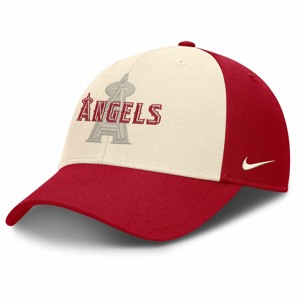 Los Angeles Angels Nike Statement Club Performance Adjustable Hat - Red/Natural - Nike Online