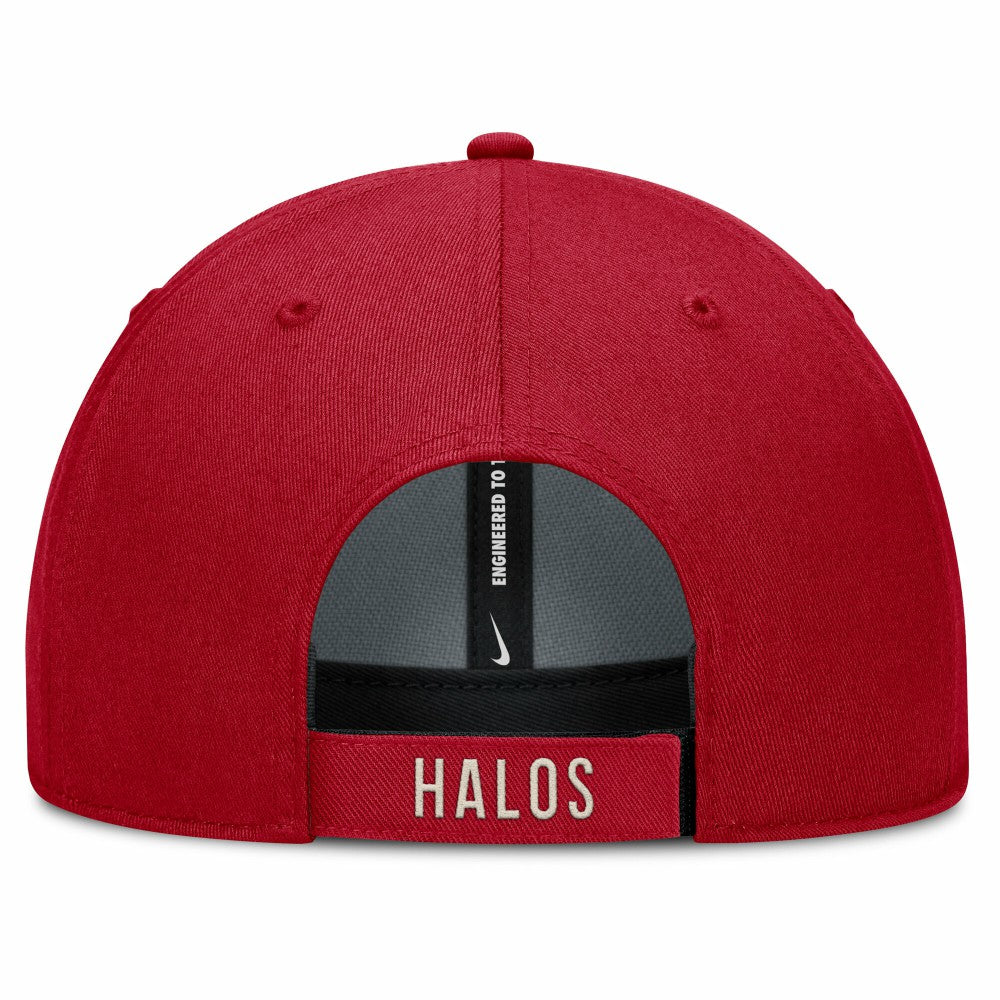 Los Angeles Angels Nike Statement Club Performance Adjustable Hat - Red/Natural - Nike Online