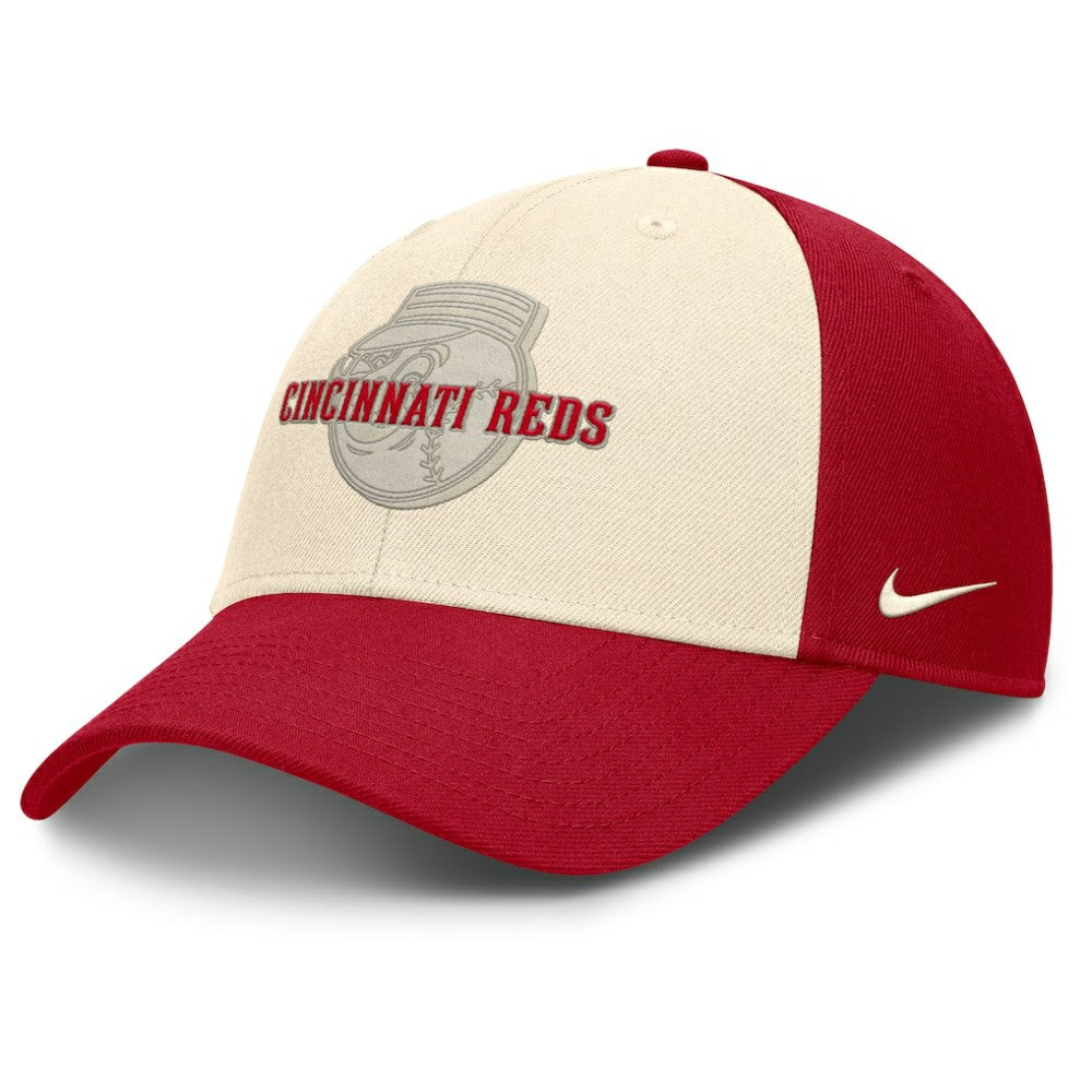 Cincinnati Reds Nike Statement Club Performance Adjustable Hat - Red/Natural - Nike Online