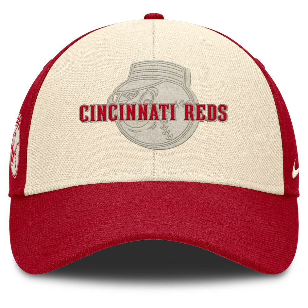 Cincinnati Reds Nike Statement Club Performance Adjustable Hat - Red/Natural - Nike Online