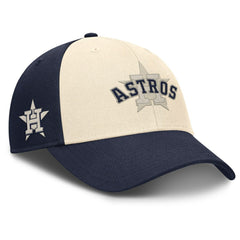Houston Astros Nike Statement Club Performance Adjustable Hat - Navy/Natural - Nike Lifestyle